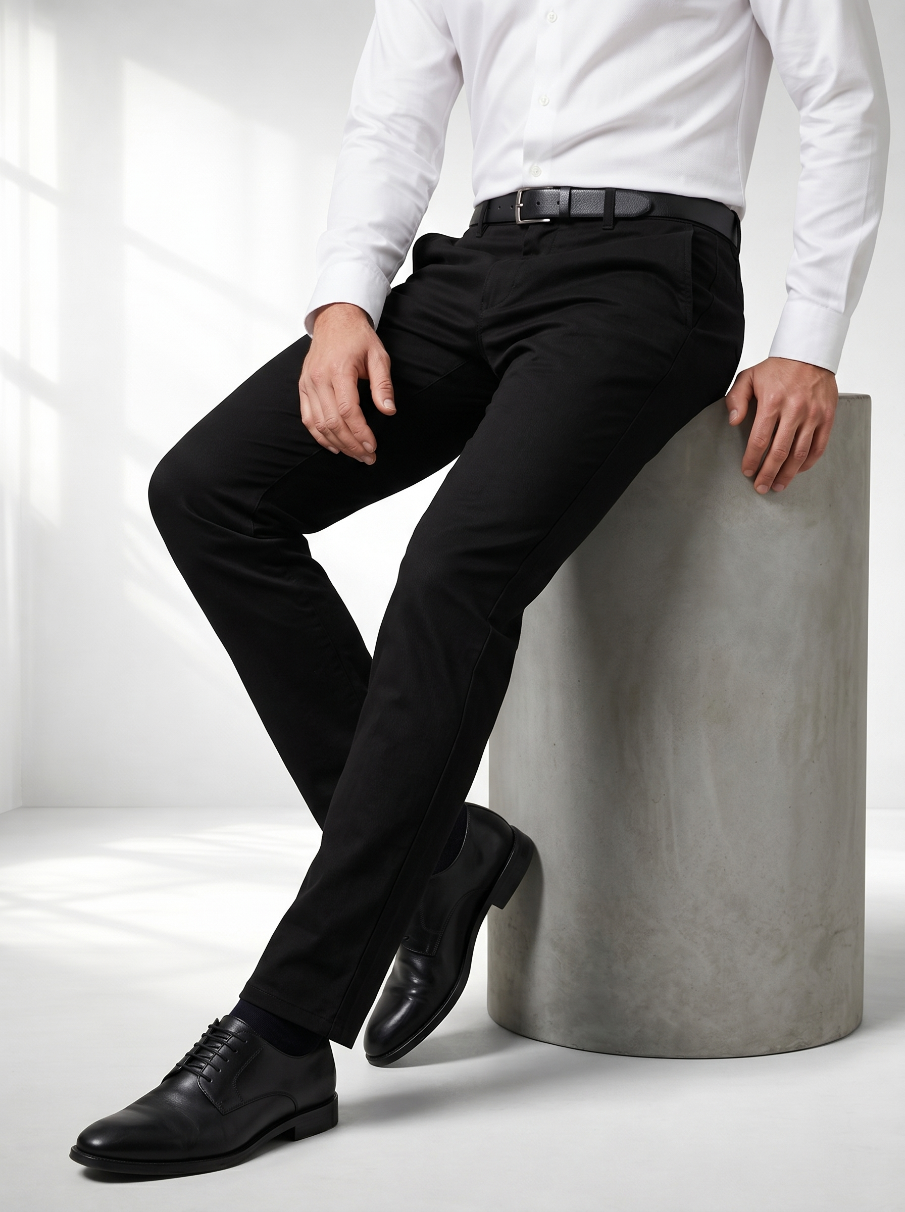 Calça Sarja Masculina Preta