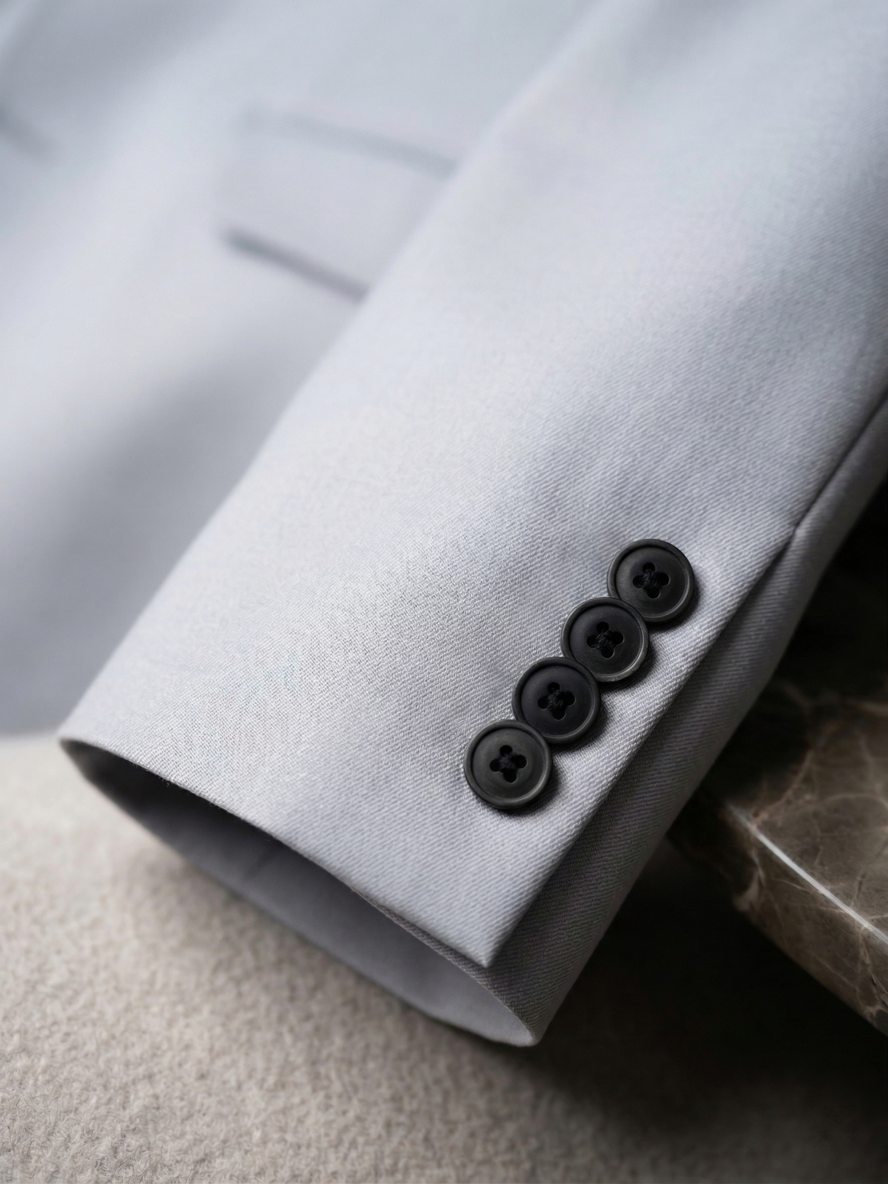 Costume Poliéster Cinza Claro