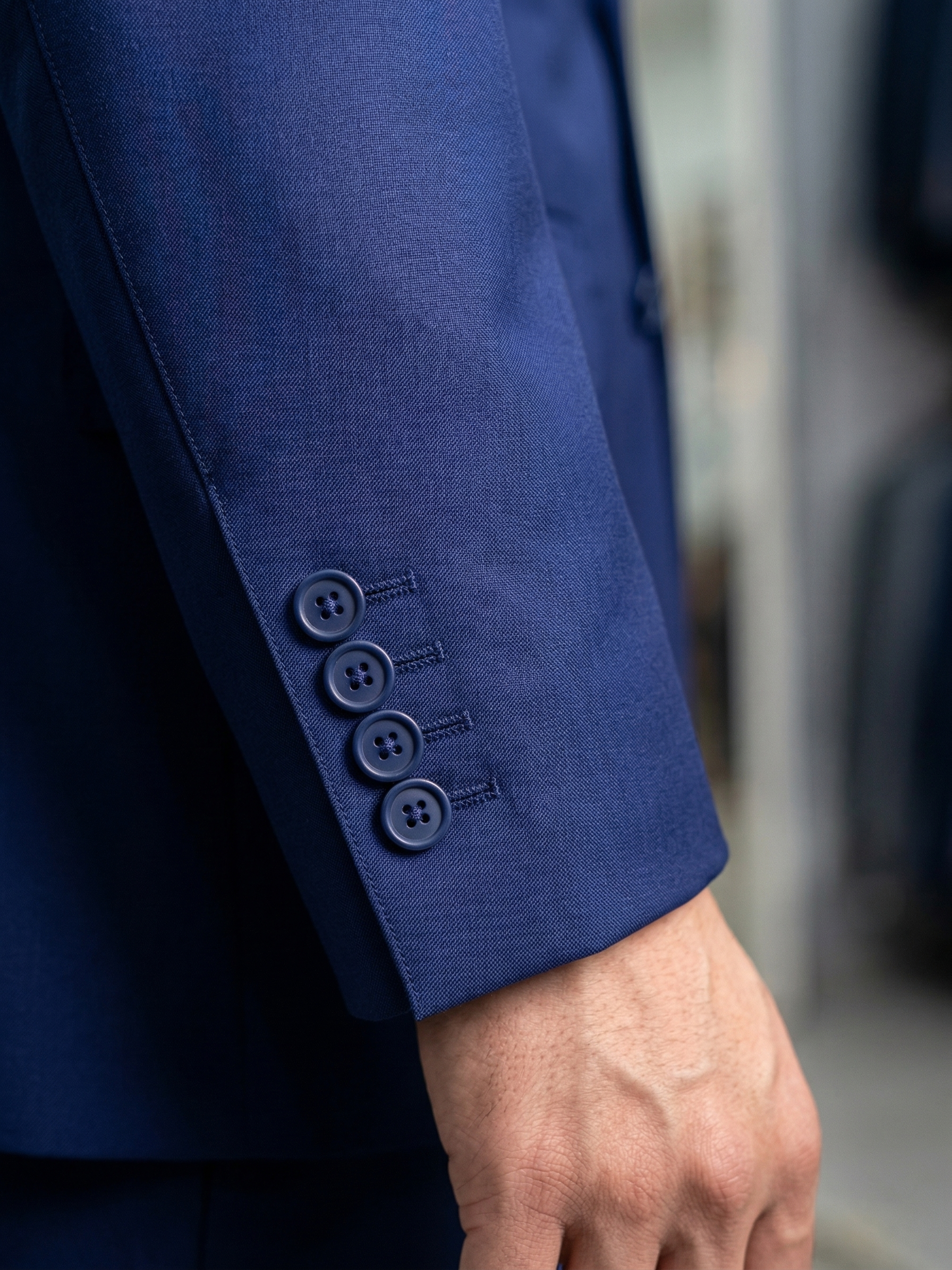 Costume Poliviscose Azul Royal Escuro