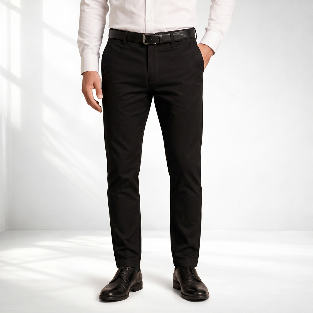 Calça Sarja Masculina Preta