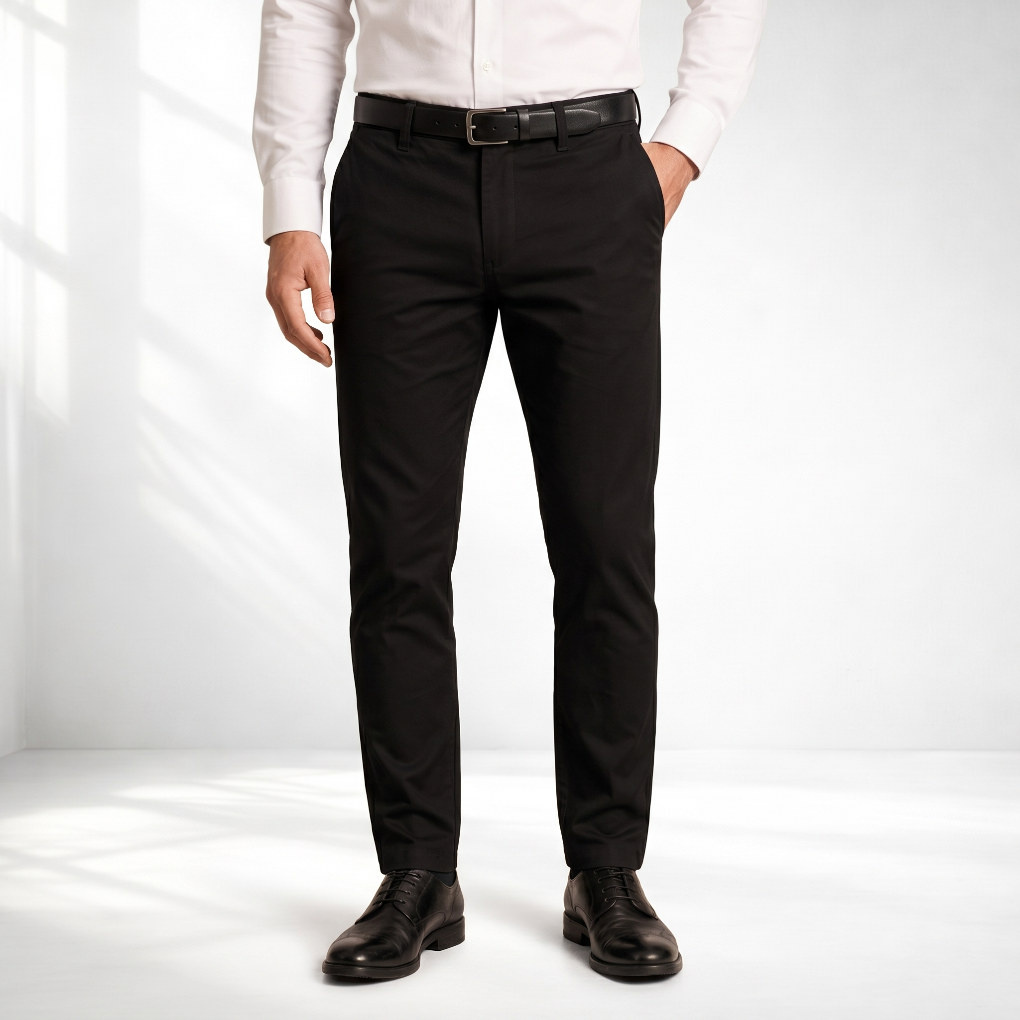 Calça Sarja Masculina Preta