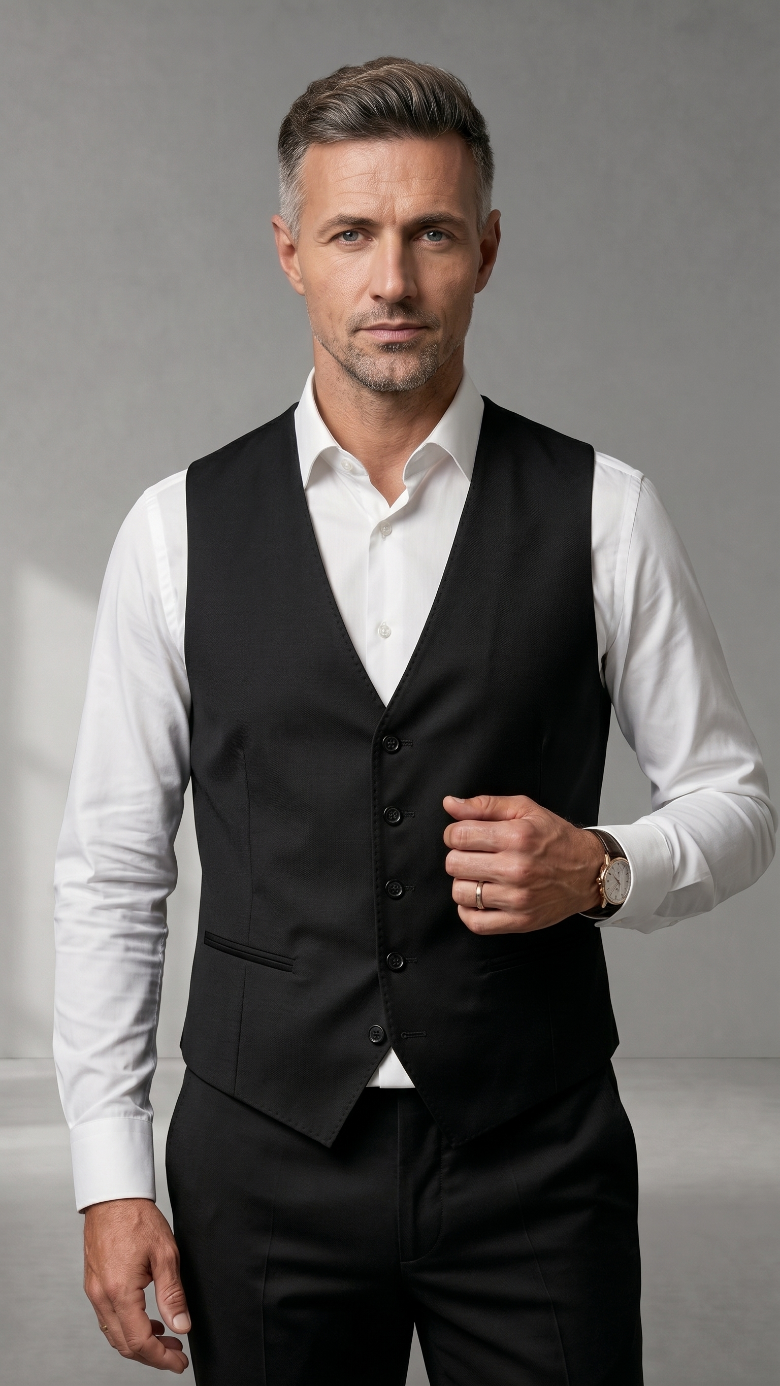 Terno Poliviscose Preto Premium