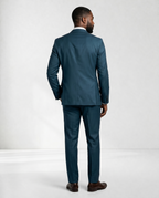 Costume Poliviscose Lapela de Bico Italiano Verde