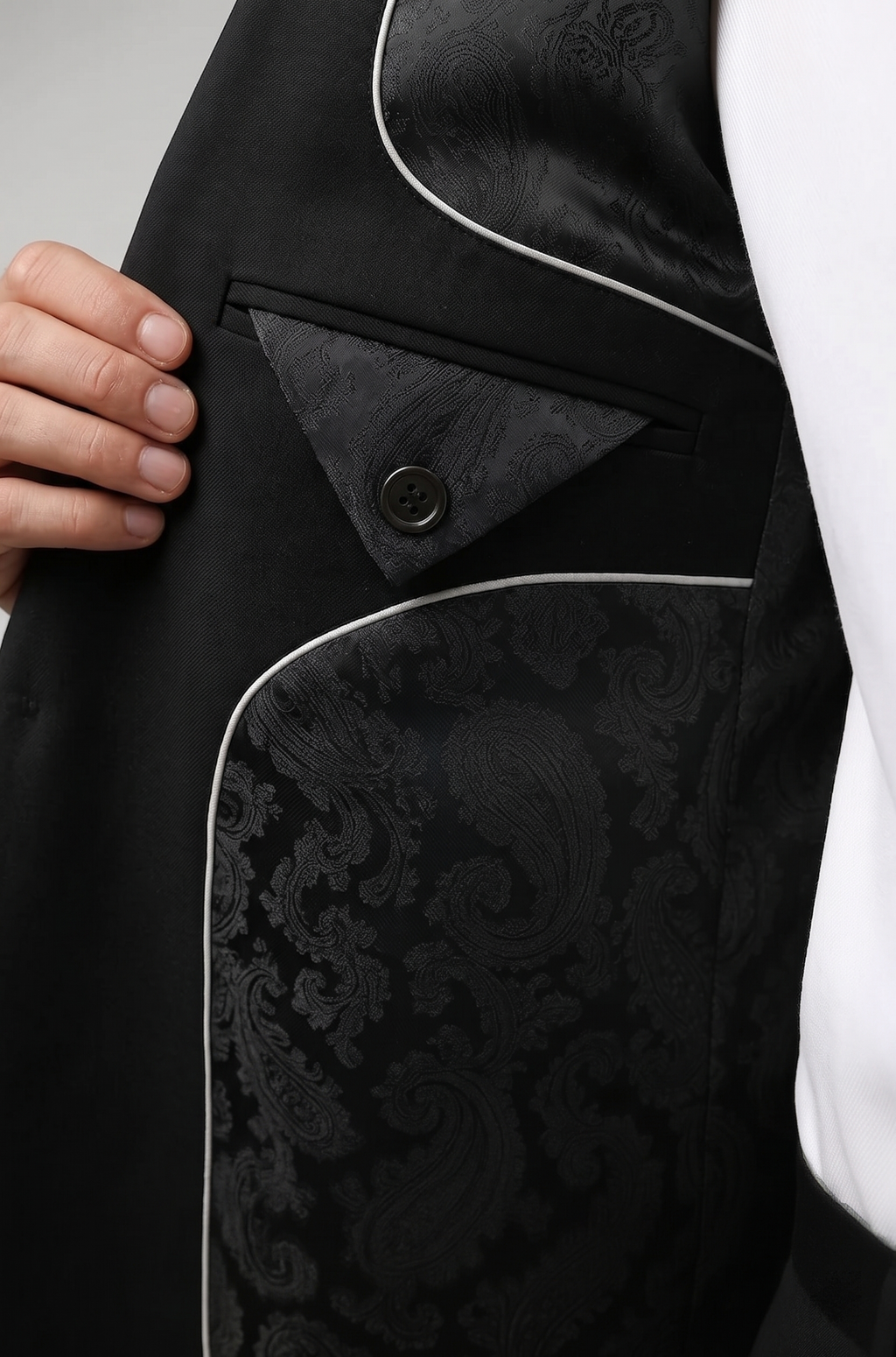 Terno Poliviscose Preto Premium