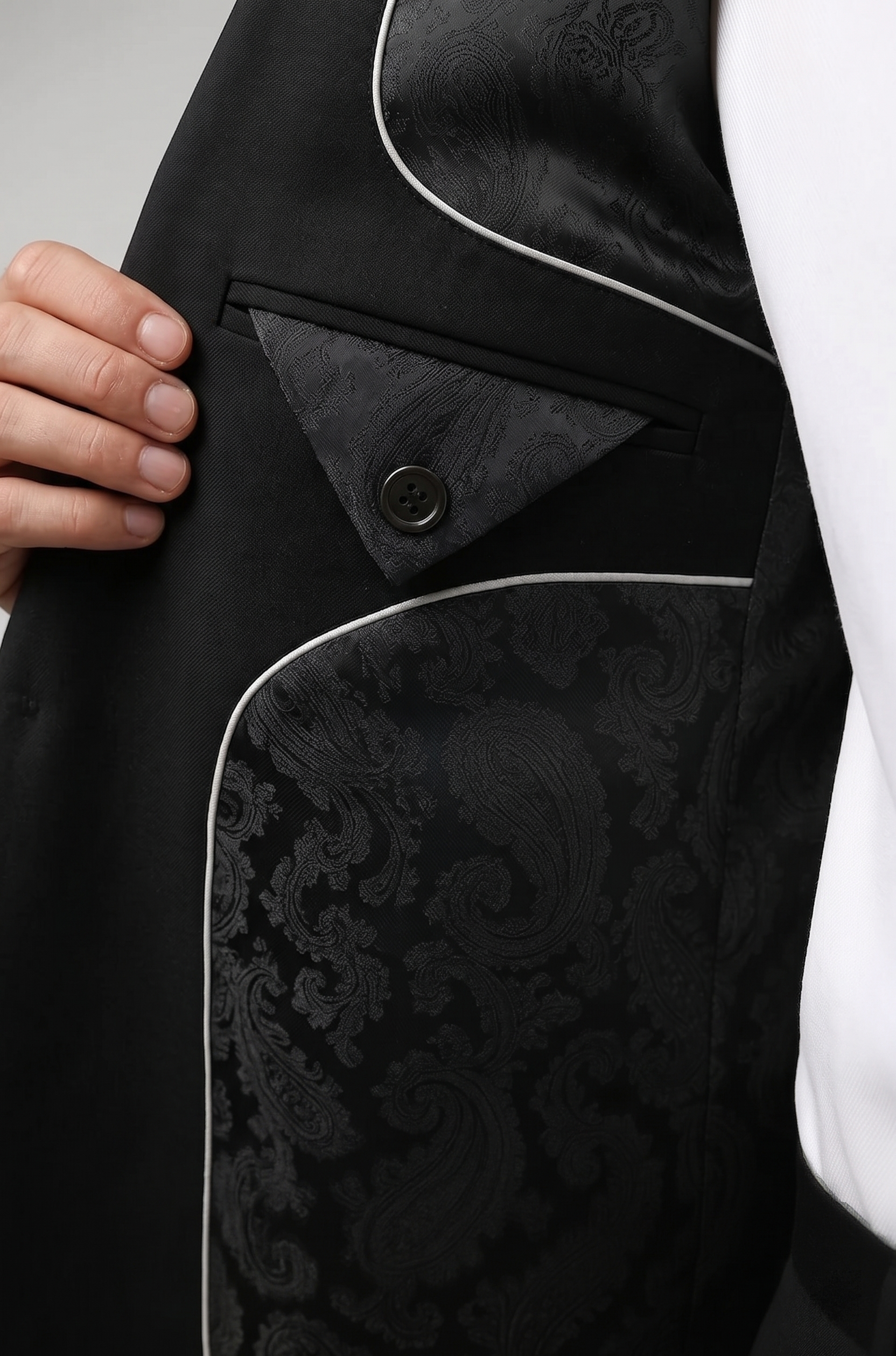 Terno Poliviscose Preto Premium