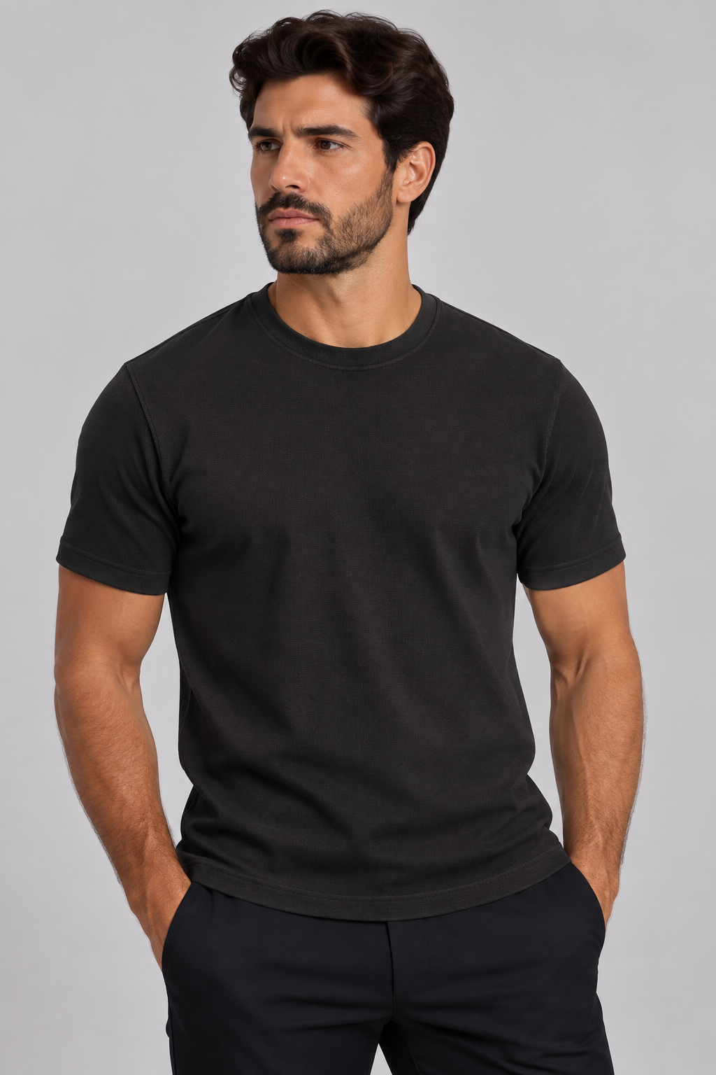 Camiseta Masculina Comfort Flex com Elastano