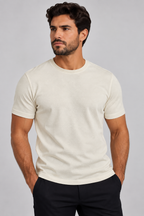 Camiseta Masculina Comfort Flex com Elastano