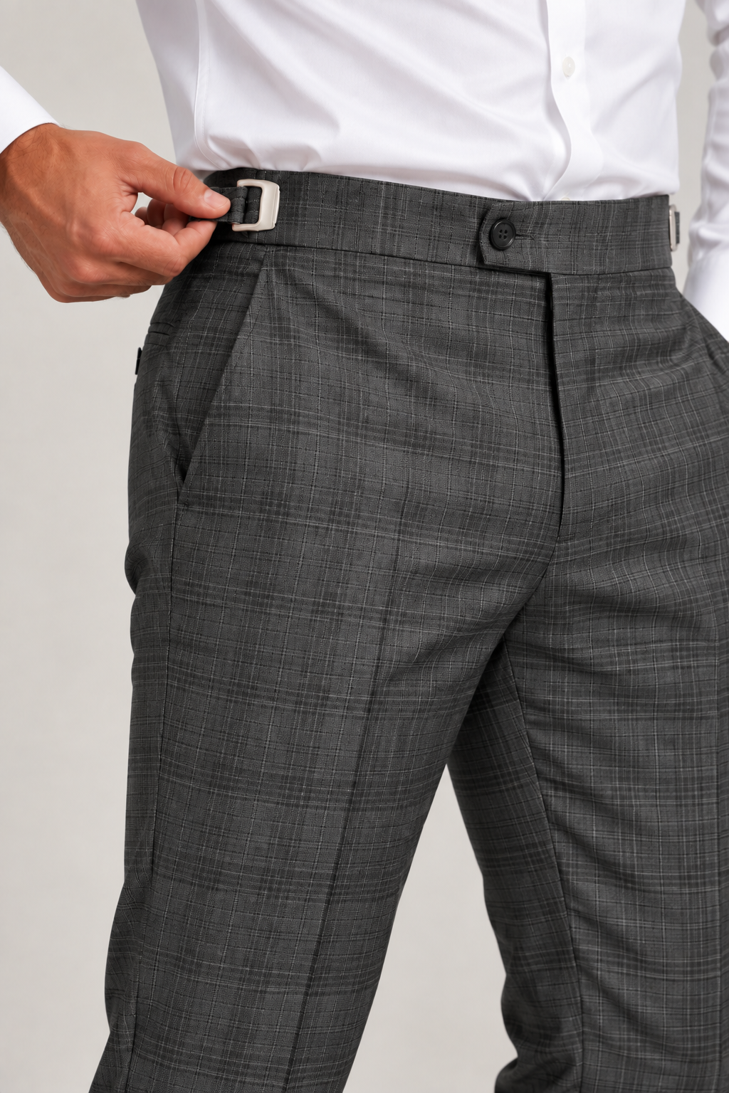 Calça Social Masculina Poliviscose com Ajustador Lateral