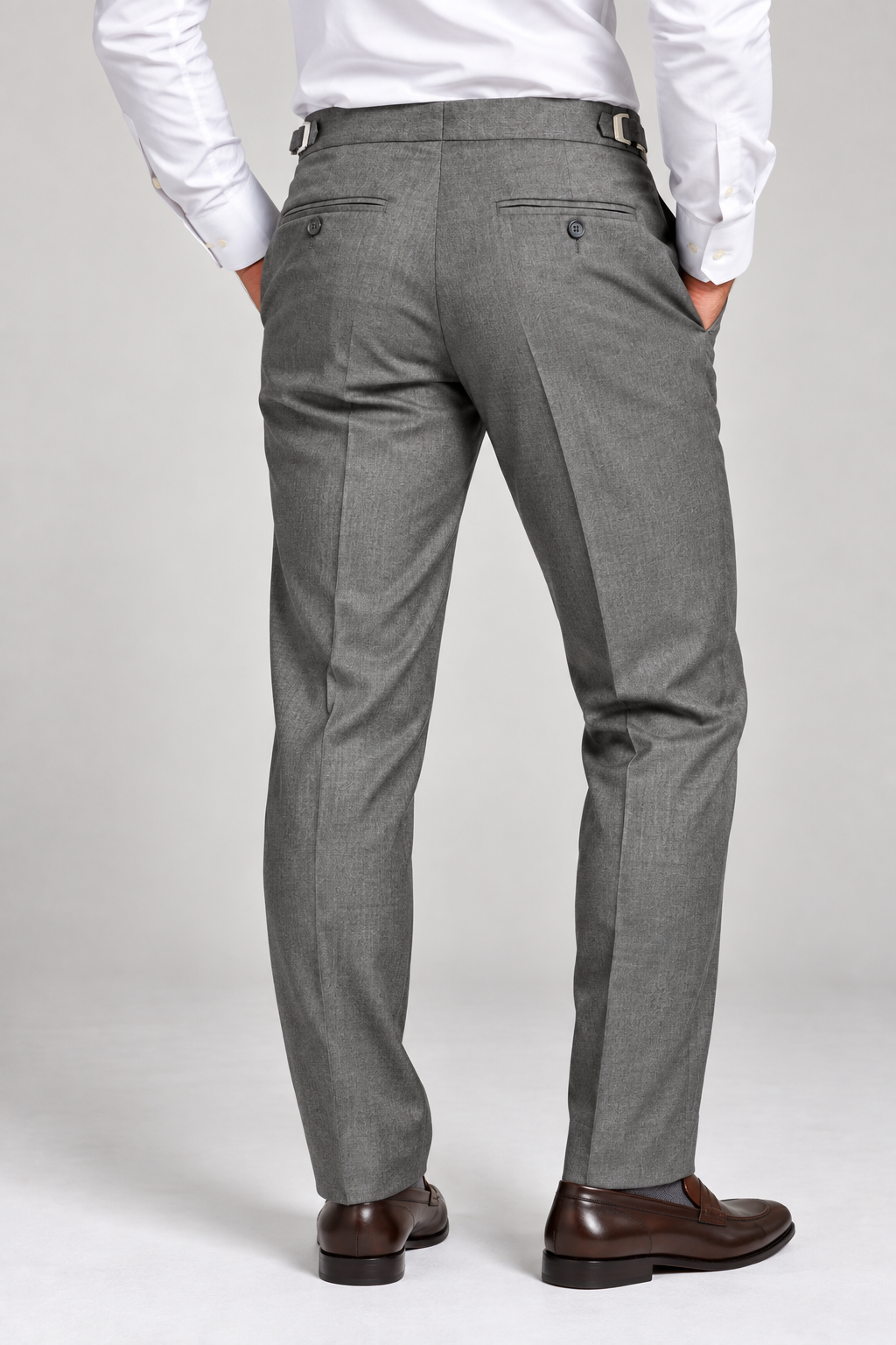 Calça Social Masculina Poliviscose com Ajustador Lateral