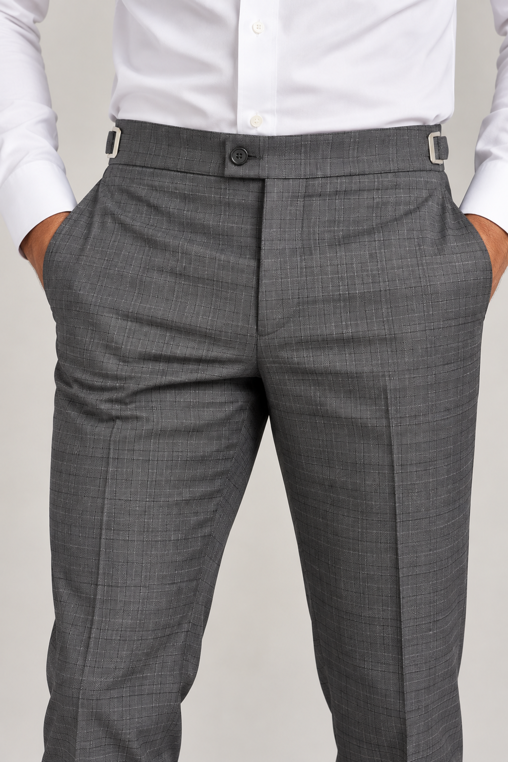 Calça Social Masculina Poliviscose com Ajustador Lateral