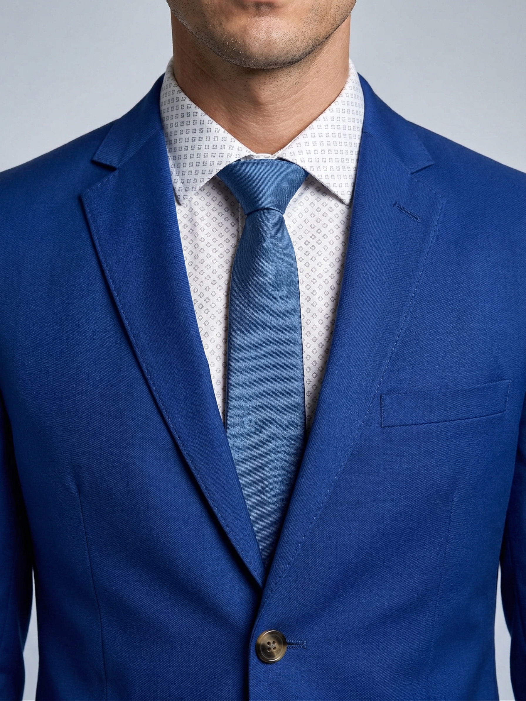 Costume Poliéster Azul Royal